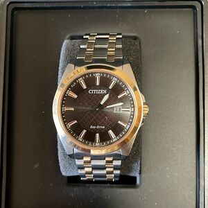Citizen 41mm rose gold stainless steel wstch